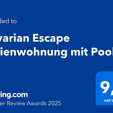 Bavarian Escape Mit Pool